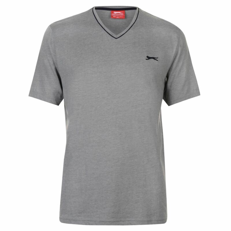 Slazenger Mens V Neck T Shirt Short Sleeve Tee Top Clothing Wear Slazenger Mens V Neck T Shirt Short Sleeve Tee Top Clothing Wear