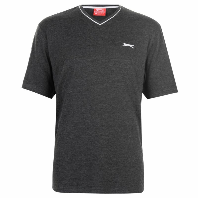 Slazenger Mens V Neck T Shirt Short Sleeve Tee Top Clothing Wear Slazenger Mens V Neck T Shirt Short Sleeve Tee Top Clothing Wear