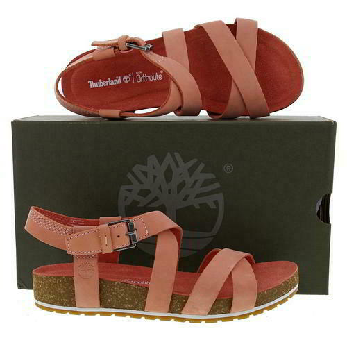 Timberland Malibu Waves Womens Ladies Pink Leather Adjustable Sandals Size 4-8 Timberland Malibu Waves Womens Ladies Pink Leather Adjustable Sandals Size 4-8