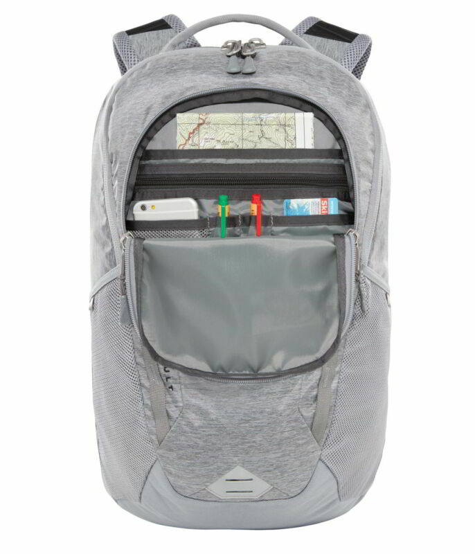 North Face Vault Backpack Mens Womens Grey Rucksack Laptop Work School Bag North Face Vault Backpack Mens Womens Grey Rucksack Laptop Work School Bag