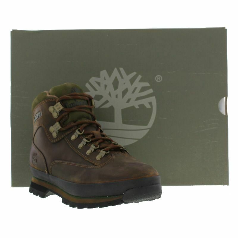 Timberland Euro Hiker Leather Mens Walking Boots Size UK 7-12.5 Timberland Euro Hiker Leather Mens Walking Boots Size UK 7-12.5
