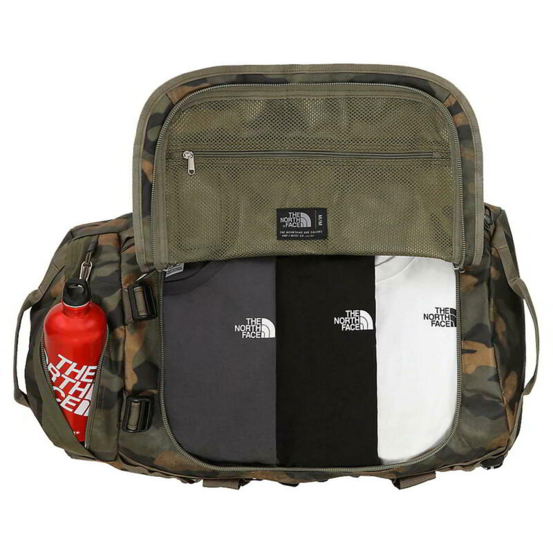 North Face Base Camp Duffel Medium Green Camo Holdall Bag Mens Womens North Face Base Camp Duffel Medium Green Camo Holdall Bag Mens Womens
