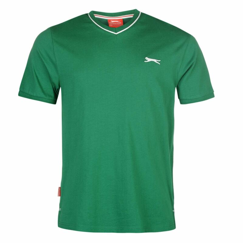 Slazenger Mens V Neck T Shirt Short Sleeve Tee Top Clothing Wear Slazenger Mens V Neck T Shirt Short Sleeve Tee Top Clothing Wear