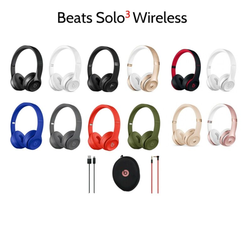 Beats by Dr. Dre Solo 3 Wireless Bluetooth Headband Headphones Beats by Dr. Dre Solo 3 Wireless Bluetooth Headband Headphones