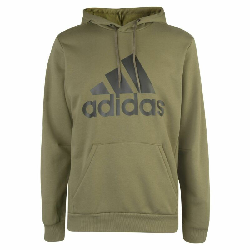 adidas Bold Logo Hoodie Mens Gents OTH Hoody Hooded Top Stamp Drawstring adidas Bold Logo Hoodie Mens Gents OTH Hoody Hooded Top Stamp Drawstring