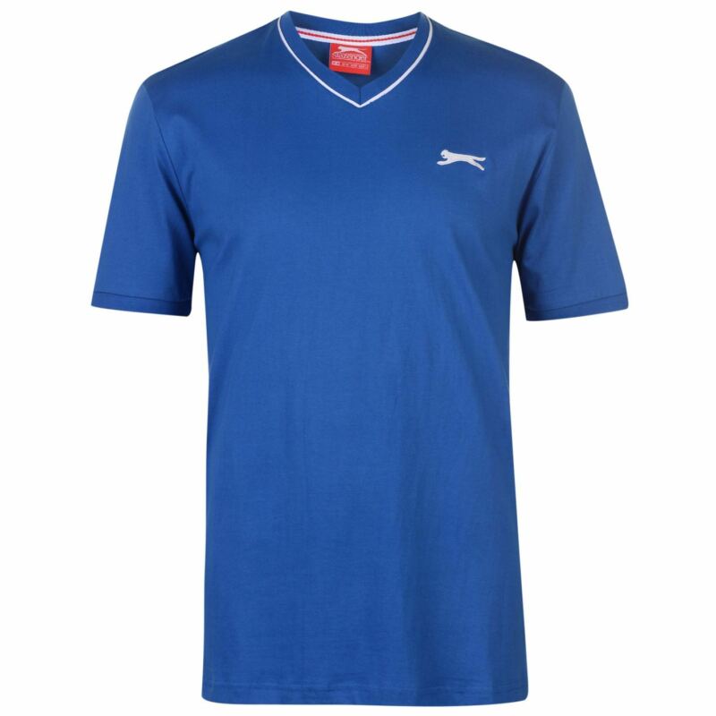 Slazenger Mens V Neck T Shirt Short Sleeve Tee Top Clothing Wear Slazenger Mens V Neck T Shirt Short Sleeve Tee Top Clothing Wear