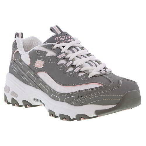 Skechers D Lites Womens Ladies Grey Chunky Platform Trainers Shoes UK Sizes 4-8 Skechers D Lites Womens Ladies Grey Chunky Platform Trainers Shoes UK Sizes 4-8