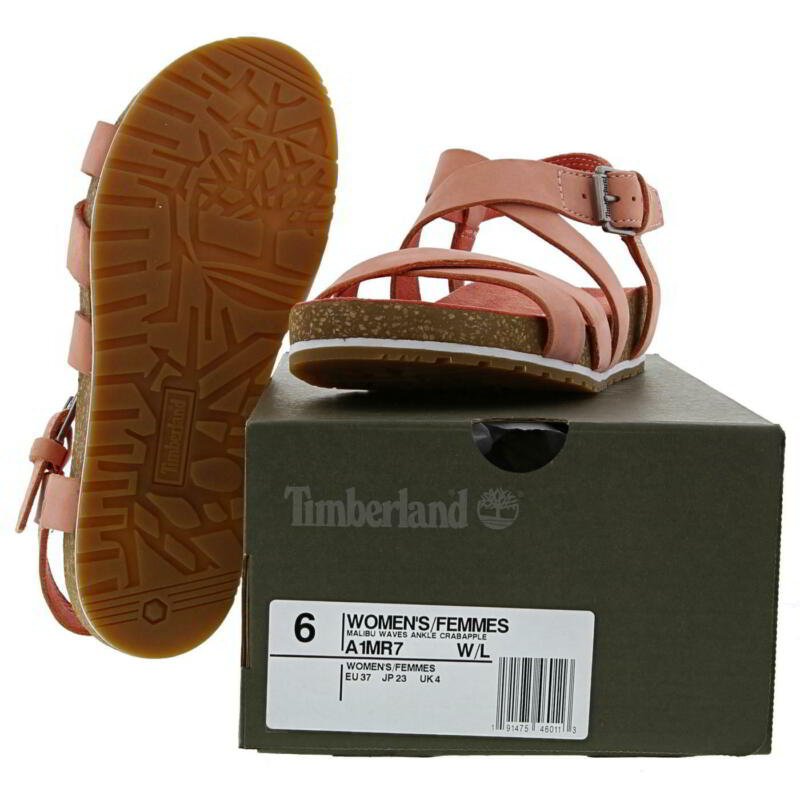 Timberland Malibu Waves Womens Ladies Pink Leather Adjustable Sandals Size 4-8 Timberland Malibu Waves Womens Ladies Pink Leather Adjustable Sandals Size 4-8