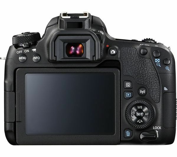 CANON EOS 77D DSLR Camera with EF-S 18-55 mm f/4-5.6 IS STM Lens - Currys CANON EOS 77D DSLR Camera with EF-S 18-55 mm f/4-5.6 IS STM Lens - Currys