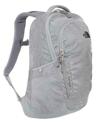 North Face Vault Backpack Mens Womens Grey Rucksack Laptop Work School Bag North Face Vault Backpack Mens Womens Grey Rucksack Laptop Work School Bag