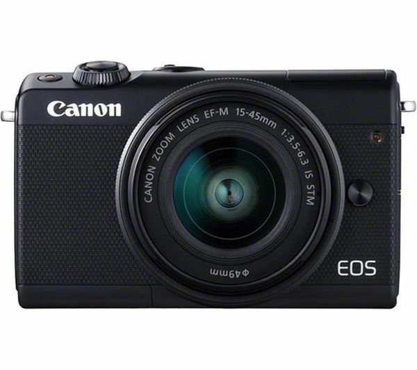 CANON EOS M100 Mirrorless Camera with additional lens - Currys CANON EOS M100 Mirrorless Camera with additional lens - Currys