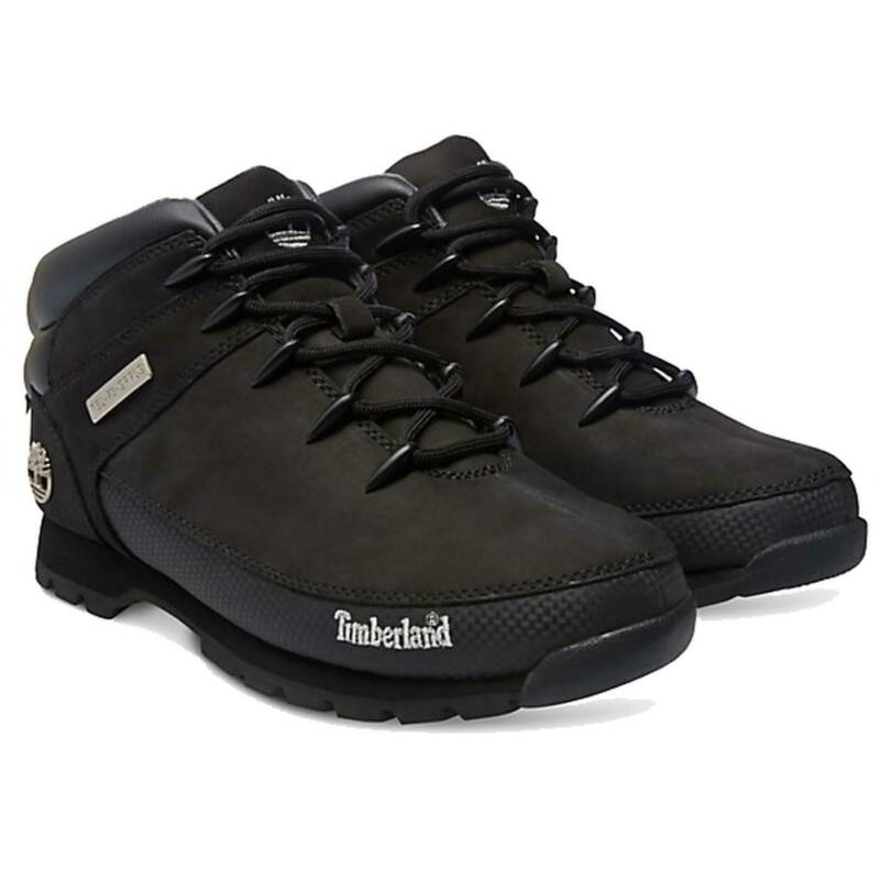 Timberland Euro Sprint Hiker Mens Black Leather Ankle Boots Size UK 7-11 Timberland Euro Sprint Hiker Mens Black Leather Ankle Boots Size UK 7-11
