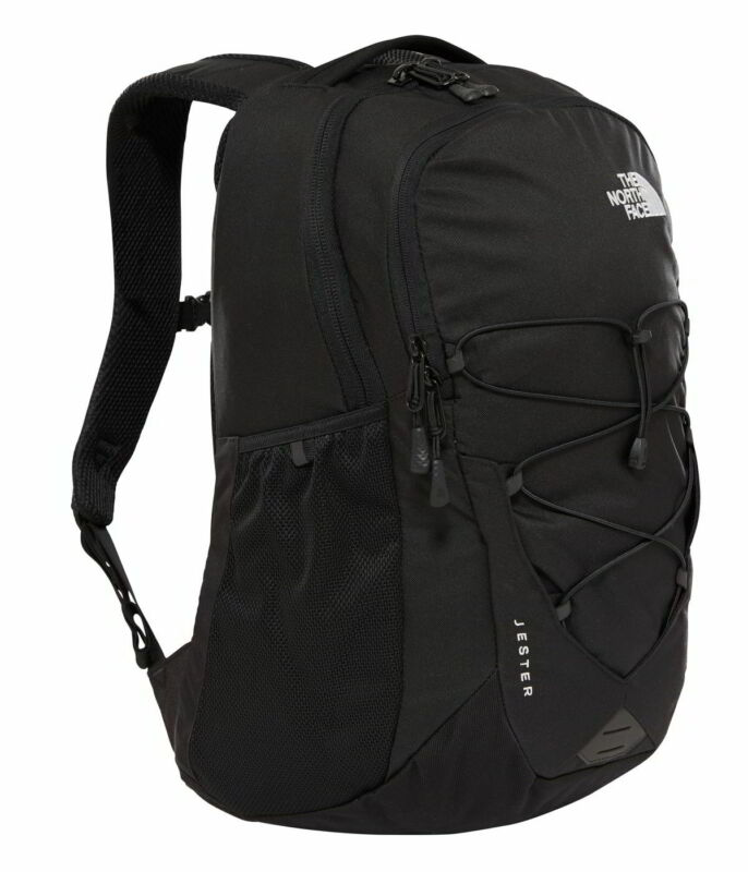 North Face Jester Mens Womens Black Rucksack Backpack School Work Laptop Bag North Face Jester Mens Womens Black Rucksack Backpack School Work Laptop Bag