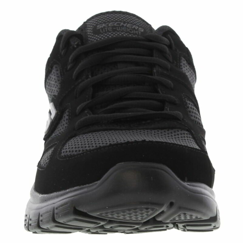 Skechers Burns Agoura Mens Black Trainers Running Walking Shoes All Sizes 8-12 Skechers Burns Agoura Mens Black Trainers Running Walking Shoes All Sizes 8-12