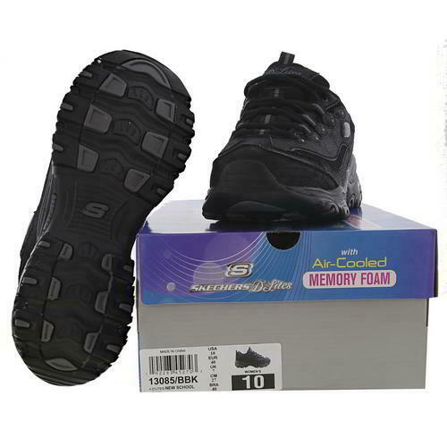 Skechers D Lites Womens Ladies Black Chunky Platform Trainers Shoes UK Sizes 4-8 Skechers D Lites Womens Ladies Black Chunky Platform Trainers Shoes UK Sizes 4-8