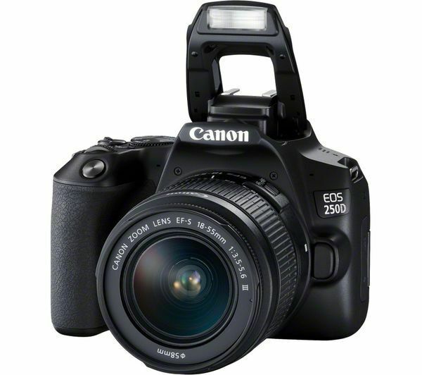 CANON EOS 250D DSLR Camera with EF-S 18-55 mm f/3.5-5.6 III & EF 50 mm f/1.8 STM CANON EOS 250D DSLR Camera with EF-S 18-55 mm f/3.5-5.6 III & EF 50 mm f/1.8 STM