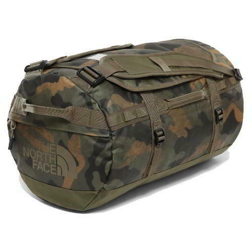 North Face Base Camp Duffel Bag Small Green Camo Holdall Mens Womens North Face Base Camp Duffel Bag Small Green Camo Holdall Mens Womens