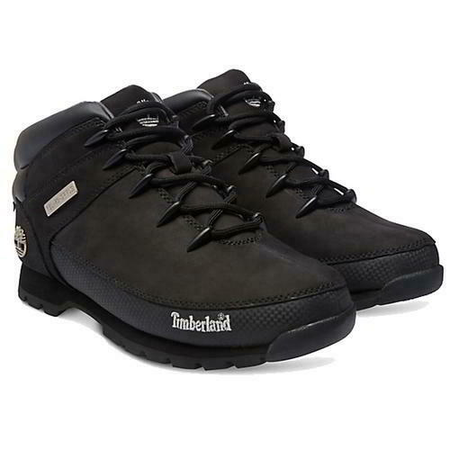 Timberland Euro Sprint Hiker Mens Black Leather Ankle Boots Size UK 7-11 Timberland Euro Sprint Hiker Mens Black Leather Ankle Boots Size UK 7-11