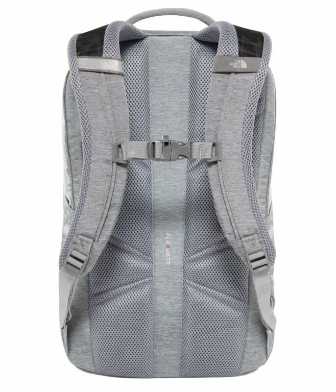 North Face Vault Backpack Mens Womens Grey Rucksack Laptop Work School Bag North Face Vault Backpack Mens Womens Grey Rucksack Laptop Work School Bag