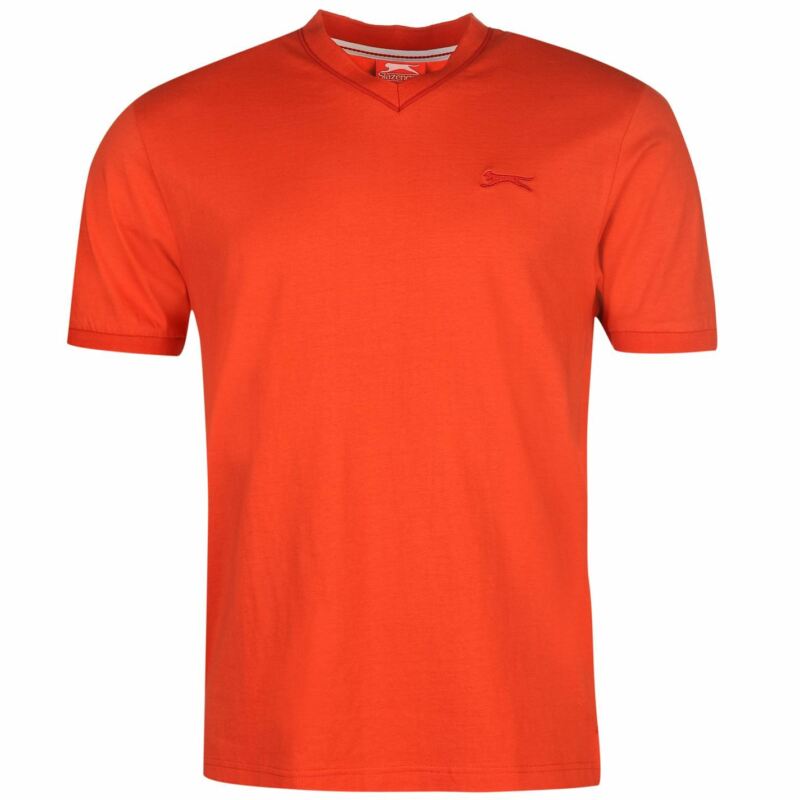 Slazenger Mens V Neck T Shirt Short Sleeve Tee Top Clothing Wear Slazenger Mens V Neck T Shirt Short Sleeve Tee Top Clothing Wear