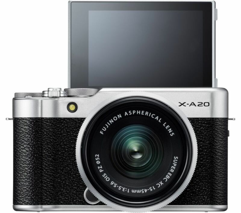 FUJIFILM X-A20 Mirrorless Camera with FUJINON XC 15-45 mm f/3.5-5.6 OIS PZ Lens FUJIFILM X-A20 Mirrorless Camera with FUJINON XC 15-45 mm f/3.5-5.6 OIS PZ Lens