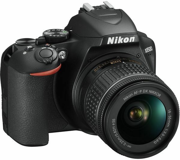 NIKON D3500 DSLR Camera with AF-P DX NIKKOR 18-55 mm f/3.5-5.6G Lens - Currys NIKON D3500 DSLR Camera with AF-P DX NIKKOR 18-55 mm f/3.5-5.6G Lens - Currys