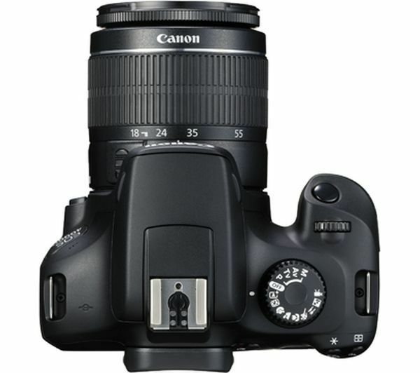 CANON EOS 4000D DSLR Camera with EF-S 18-55 mm f/3.5-5.6 III Lens - Currys CANON EOS 4000D DSLR Camera with EF-S 18-55 mm f/3.5-5.6 III Lens - Currys