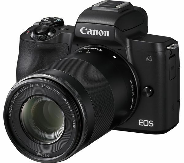 CANON EOS M50 Mirrorless Camera with additional lens - Currys CANON EOS M50 Mirrorless Camera with additional lens - Currys