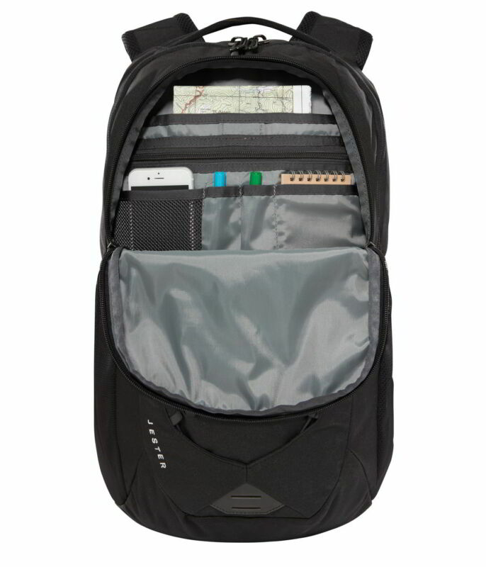 North Face Jester Mens Womens Black Rucksack Backpack School Work Laptop Bag North Face Jester Mens Womens Black Rucksack Backpack School Work Laptop Bag