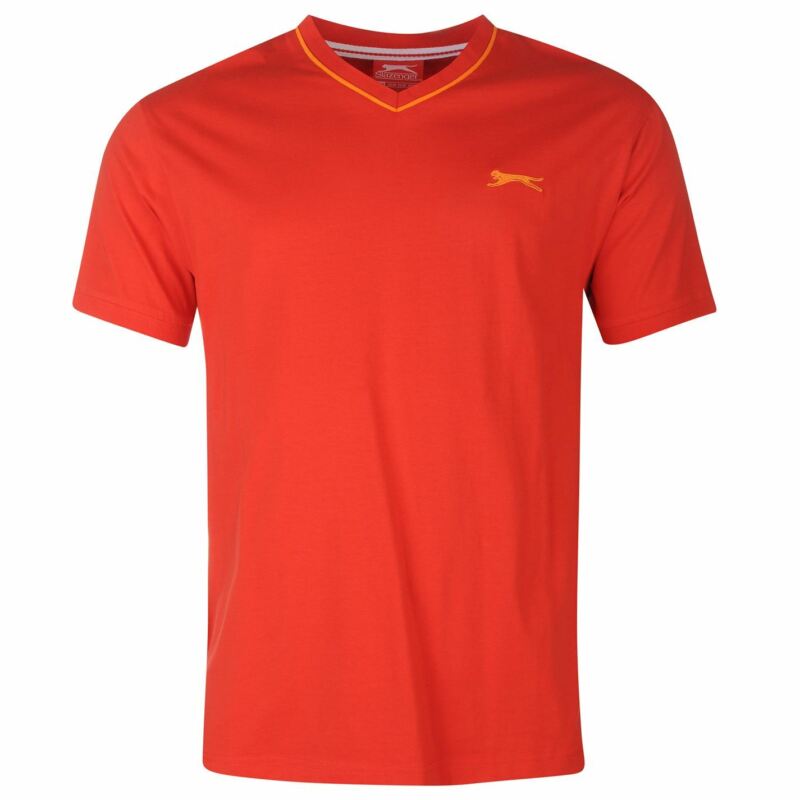 Slazenger Mens V Neck T Shirt Short Sleeve Tee Top Clothing Wear Slazenger Mens V Neck T Shirt Short Sleeve Tee Top Clothing Wear