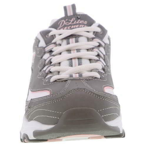 Skechers D Lites Womens Ladies Grey Chunky Platform Trainers Shoes UK Sizes 4-8 Skechers D Lites Womens Ladies Grey Chunky Platform Trainers Shoes UK Sizes 4-8