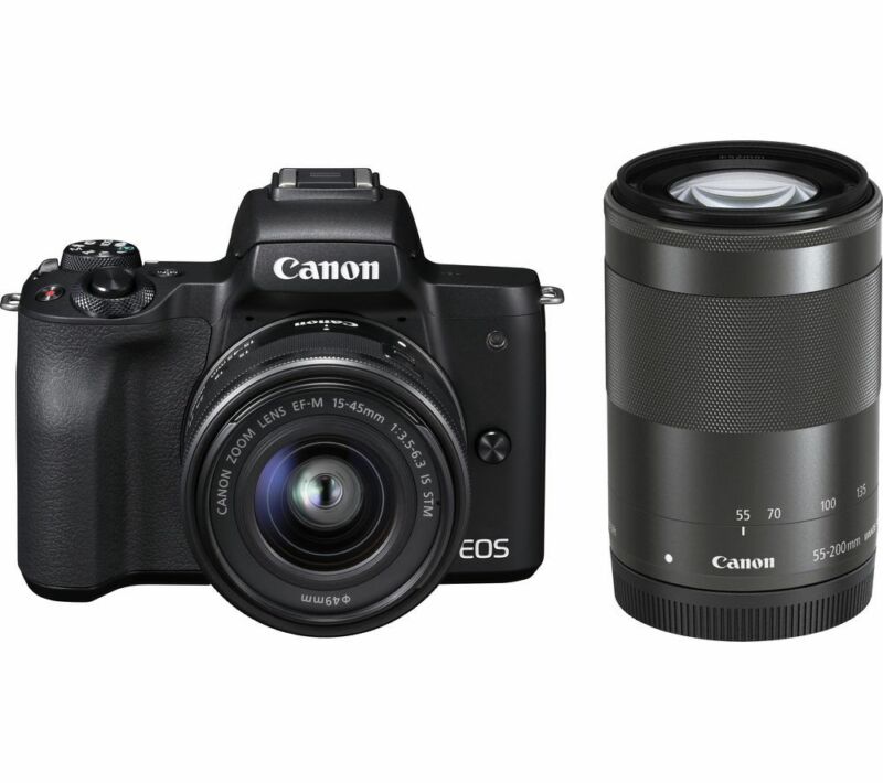 CANON EOS M50 Mirrorless Camera with additional lens - Currys CANON EOS M50 Mirrorless Camera with additional lens - Currys