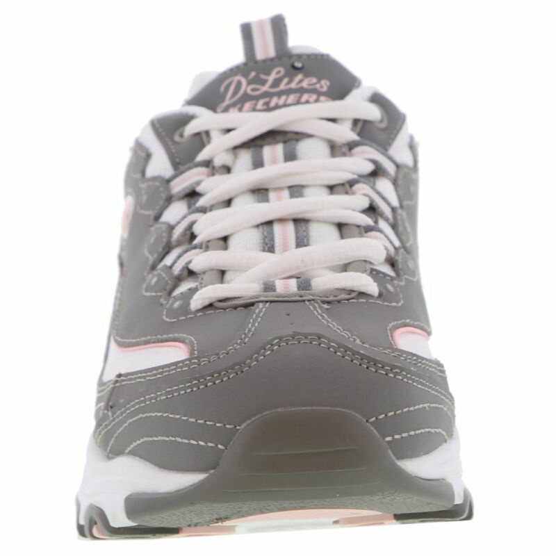 Skechers D Lites Womens Ladies Grey Chunky Platform Trainers Shoes UK Sizes 4-8 Skechers D Lites Womens Ladies Grey Chunky Platform Trainers Shoes UK Sizes 4-8
