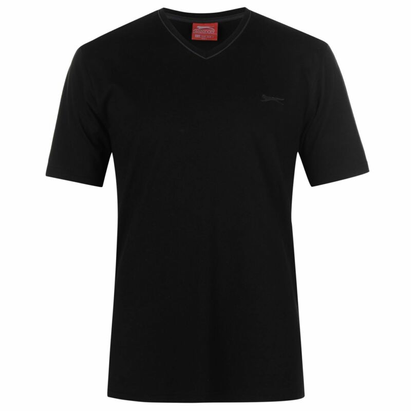 Slazenger Mens V Neck T Shirt Short Sleeve Tee Top Clothing Wear Slazenger Mens V Neck T Shirt Short Sleeve Tee Top Clothing Wear