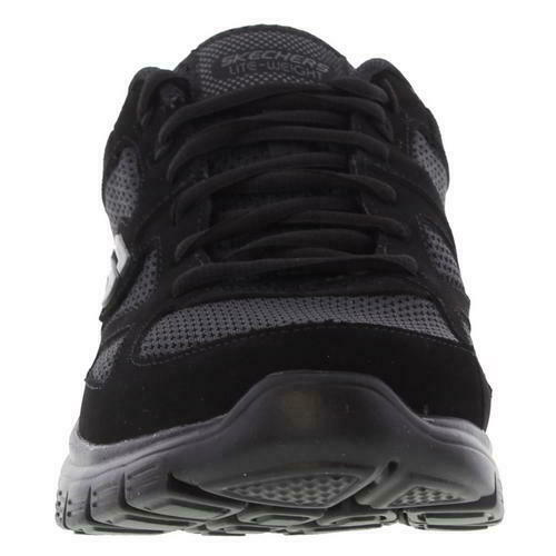 Skechers Burns Agoura Mens Black Trainers Running Walking Shoes All Sizes 8-12 Skechers Burns Agoura Mens Black Trainers Running Walking Shoes All Sizes 8-12