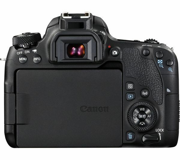 CANON EOS 77D DSLR Camera with EF-S 18-55 mm f/4-5.6 IS STM Lens - Currys CANON EOS 77D DSLR Camera with EF-S 18-55 mm f/4-5.6 IS STM Lens - Currys