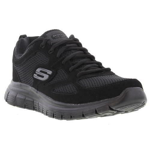 Skechers Burns Agoura Mens Black Trainers Running Walking Shoes All Sizes 8-12 Skechers Burns Agoura Mens Black Trainers Running Walking Shoes All Sizes 8-12