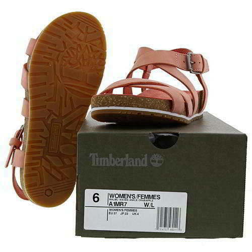 Timberland Malibu Waves Womens Ladies Pink Leather Adjustable Sandals Size 4-8 Timberland Malibu Waves Womens Ladies Pink Leather Adjustable Sandals Size 4-8