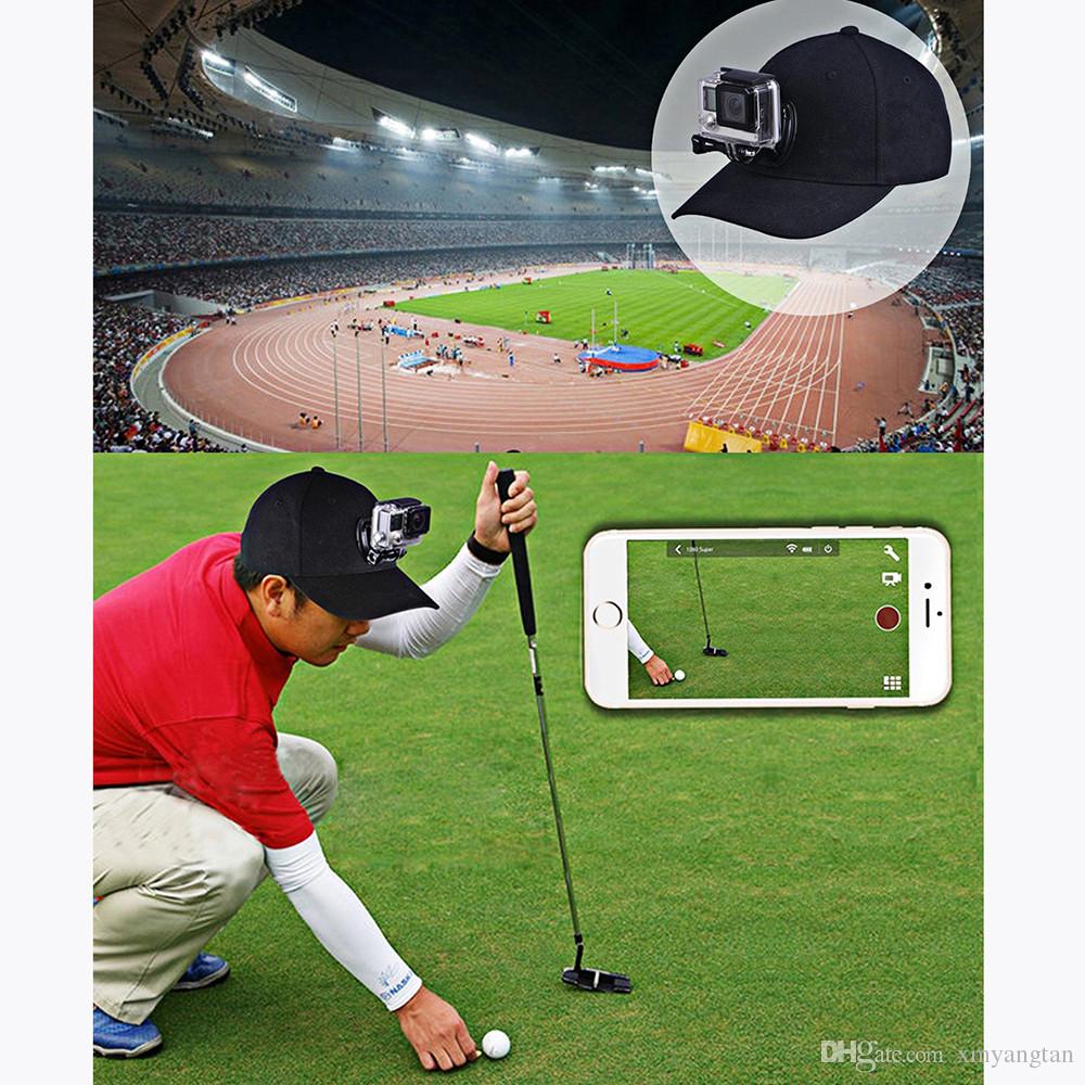 Sport camera GoPro Accessories Canvas Baseball Hat Cap W/ J-Hook Buckle Mount Screw for GoPro HERO5 HERO4 Sessio Sport camera GoPro Accessories Canvas Baseball Hat Cap W/ J-Hook Buckle Mount Screw for GoPro HERO5 HERO4 Sessio