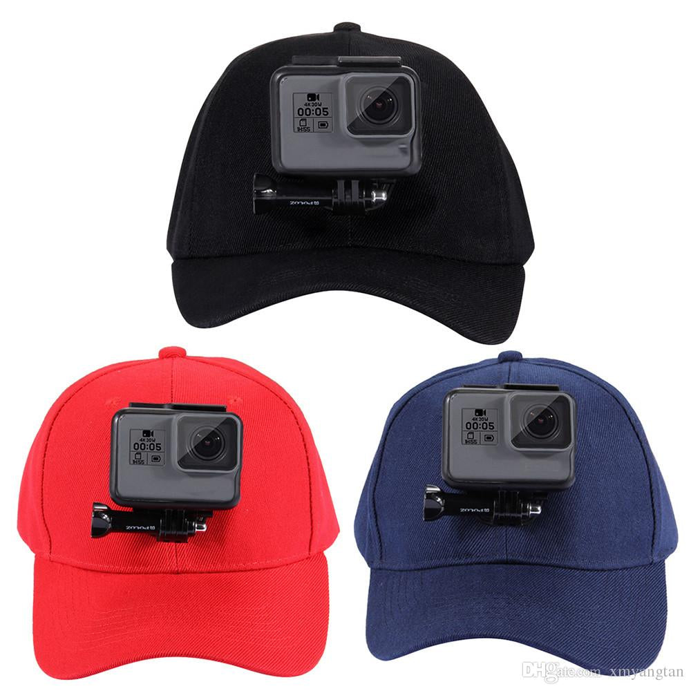Sport camera GoPro Accessories Canvas Baseball Hat Cap W/ J-Hook Buckle Mount Screw for GoPro HERO5 HERO4 Sessio Sport camera GoPro Accessories Canvas Baseball Hat Cap W/ J-Hook Buckle Mount Screw for GoPro HERO5 HERO4 Sessio