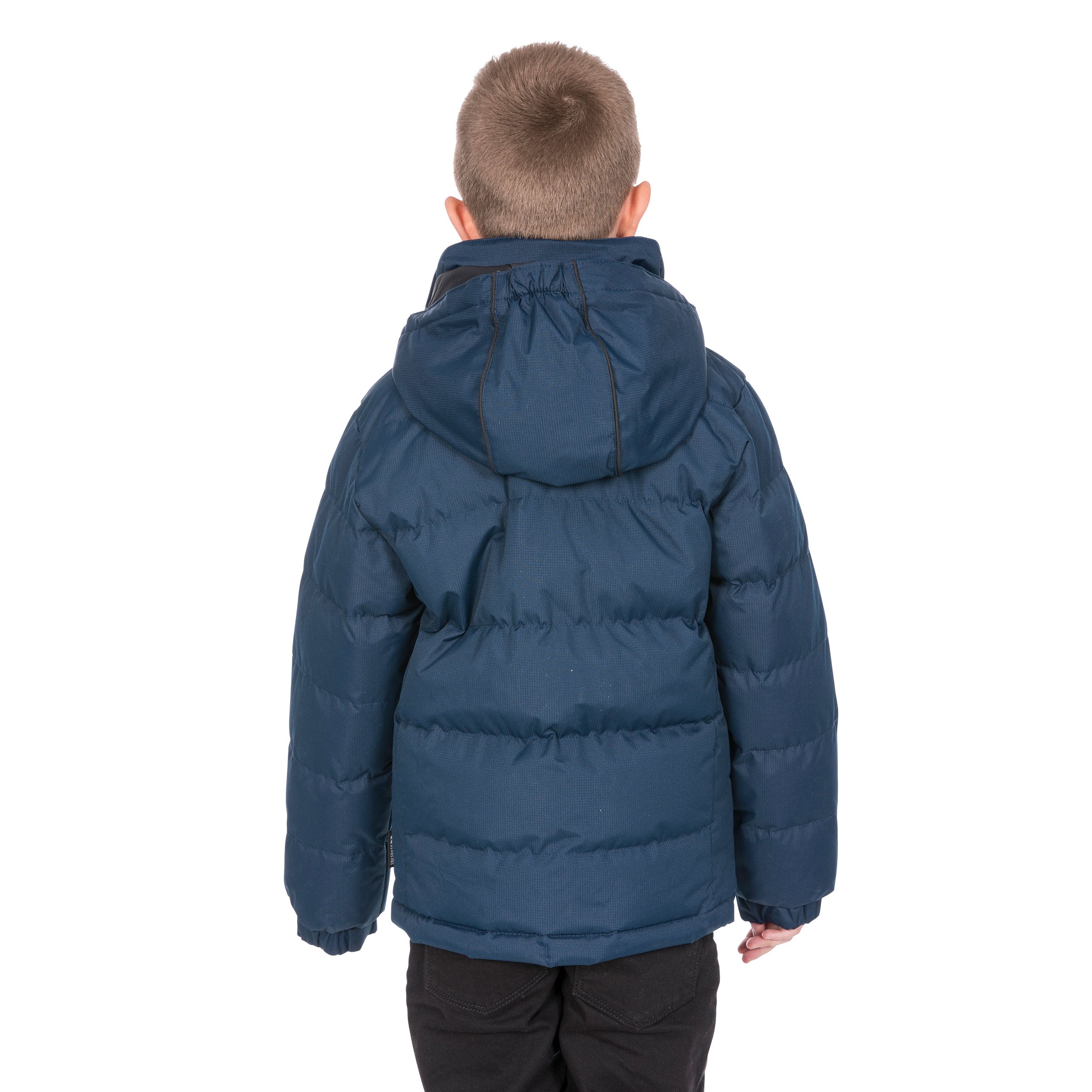 Trespass Tuff Boys Padded Puffa Jacket Winter Coat With Hood For Kids Trespass Tuff Boys Padded Puffa Jacket Winter Coat With Hood For Kids