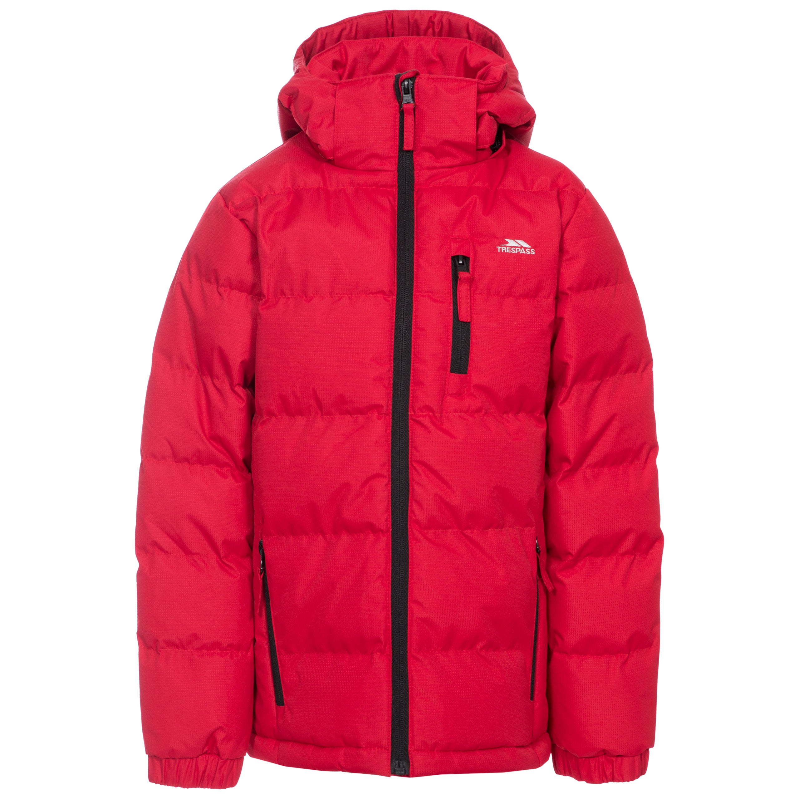 Trespass Tuff Boys Padded Puffa Jacket Winter Coat With Hood For Kids Trespass Tuff Boys Padded Puffa Jacket Winter Coat With Hood For Kids