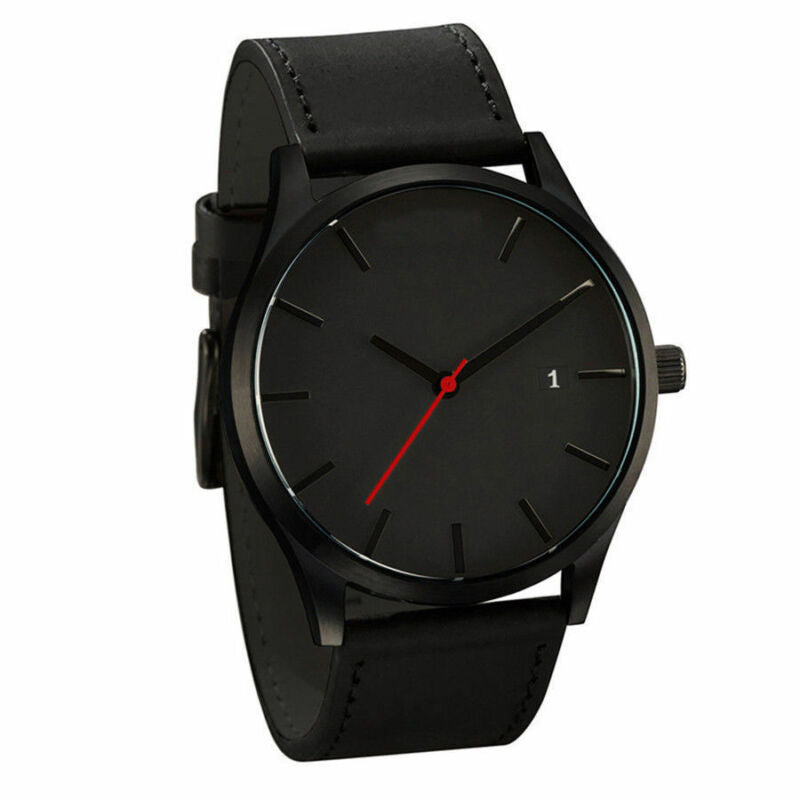 Men’s Military Leather Date Quartz Analog Army Casual Dress Wrist Watches Men’s Military Leather Date Quartz Analog Army Casual Dress Wrist Watches