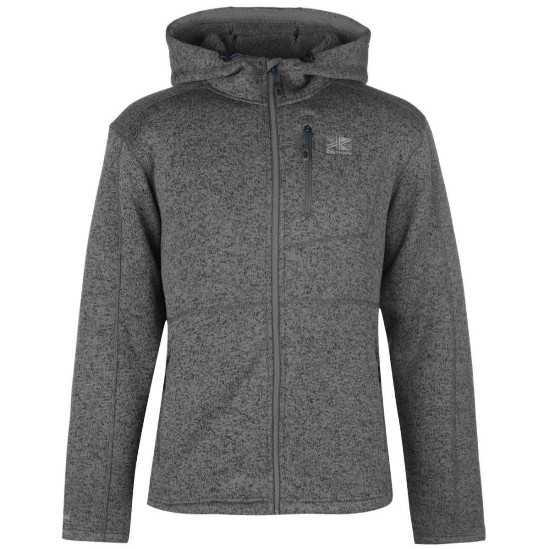 Karrimor Mens Chin Guard Hoody Full Zip Hoodie Long Sleeve Hooded Casual Top Karrimor Mens Chin Guard Hoody Full Zip Hoodie Long Sleeve Hooded Casual Top