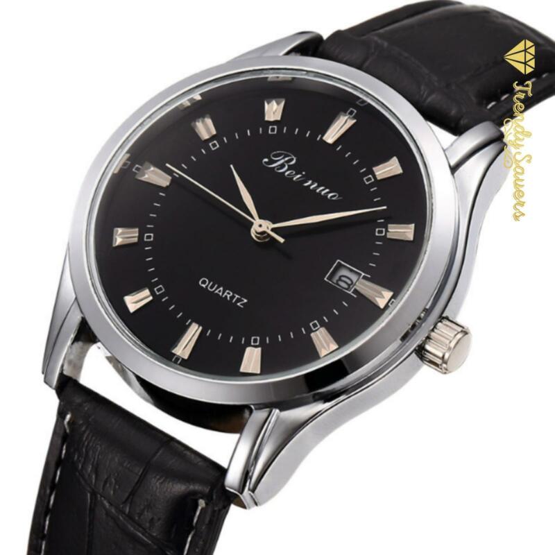 Men’s Military Leather Date Quartz Analog Army Casual Dress Wrist Watches Men’s Military Leather Date Quartz Analog Army Casual Dress Wrist Watches