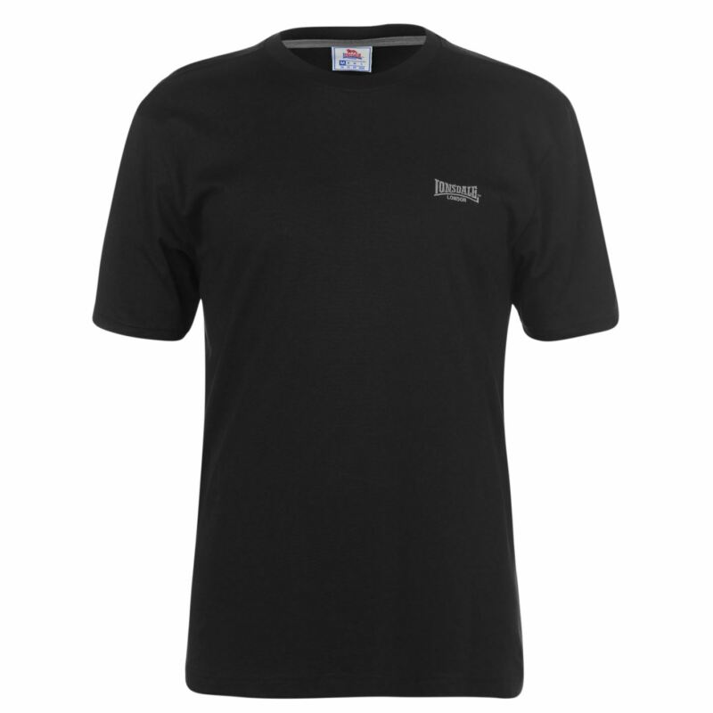 Lonsdale Plain Tee Mens Gents Crew Neck Shirt Short Sleeve Lightweight Cotton Lonsdale Plain Tee Mens Gents Crew Neck Shirt Short Sleeve Lightweight Cotton