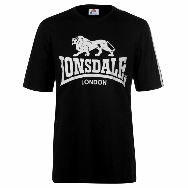Lonsdale Large Logo T Shirt Mens Gents Crew Neck Tee Top Short Sleeve Lonsdale Large Logo T Shirt Mens Gents Crew Neck Tee Top Short Sleeve