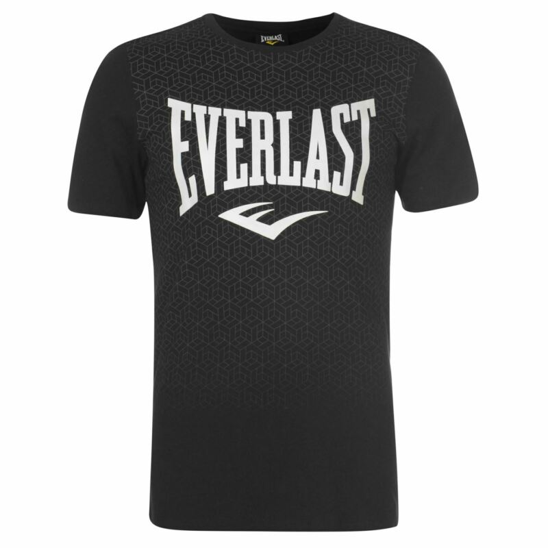 Everlast Mens Geo Print T Shirt Crew Neck Tee Top Short Sleeve Cotton Tonal Everlast Mens Geo Print T Shirt Crew Neck Tee Top Short Sleeve Cotton Tonal