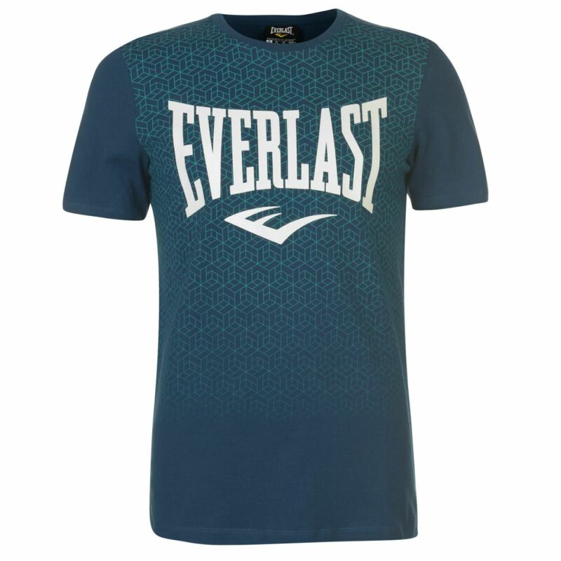 Everlast Mens Geo Print T Shirt Crew Neck Tee Top Short Sleeve Cotton Tonal Everlast Mens Geo Print T Shirt Crew Neck Tee Top Short Sleeve Cotton Tonal