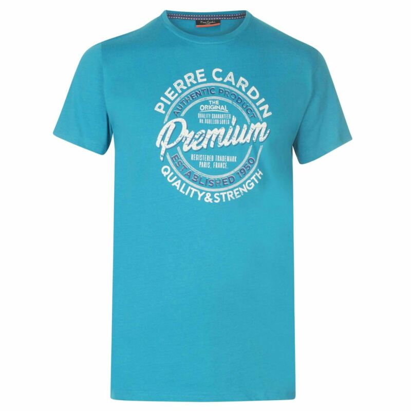 Pierre Cardin Stamp Tee Mens Gents Crew Neck Shirt Short Sleeve Cotton Regular Pierre Cardin Stamp Tee Mens Gents Crew Neck Shirt Short Sleeve Cotton Regular